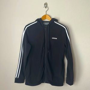 Adidas Zip-Up Fleece Hoodie
